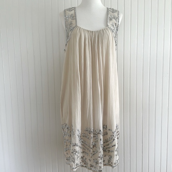 Calypso St. Barth Velma Beaded Short Dress - Picture 1 of 10